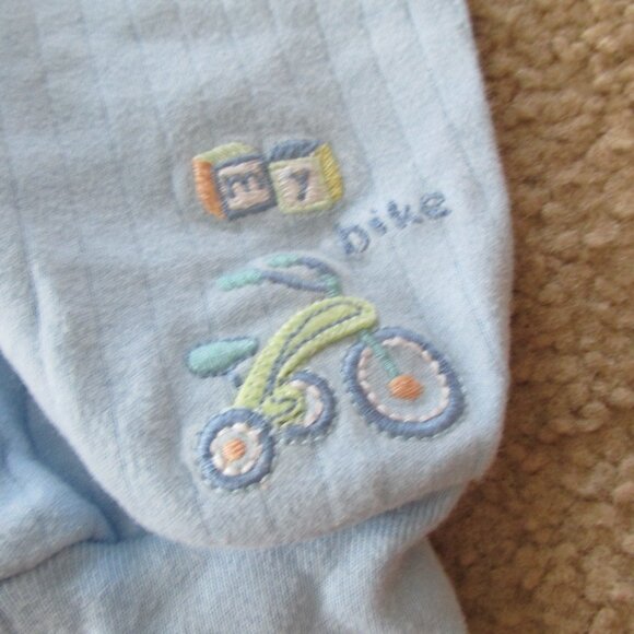 Carters Child of Mine Pull On‎ Sweatpants Infant Boys 3-6M Blue Elastic Joggers - Picture 4 of 4